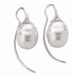 Colecci�n Hook Tipolog�a Pendiente corto Tratamiento Rodiado Graduaci�n de la perla 10 mm. Referencia 116400120000101 :::::Precio 73 €